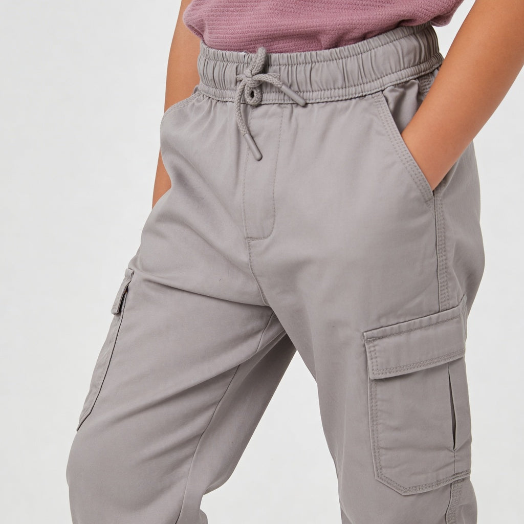 Boys Cotton Full Lenght Cargos