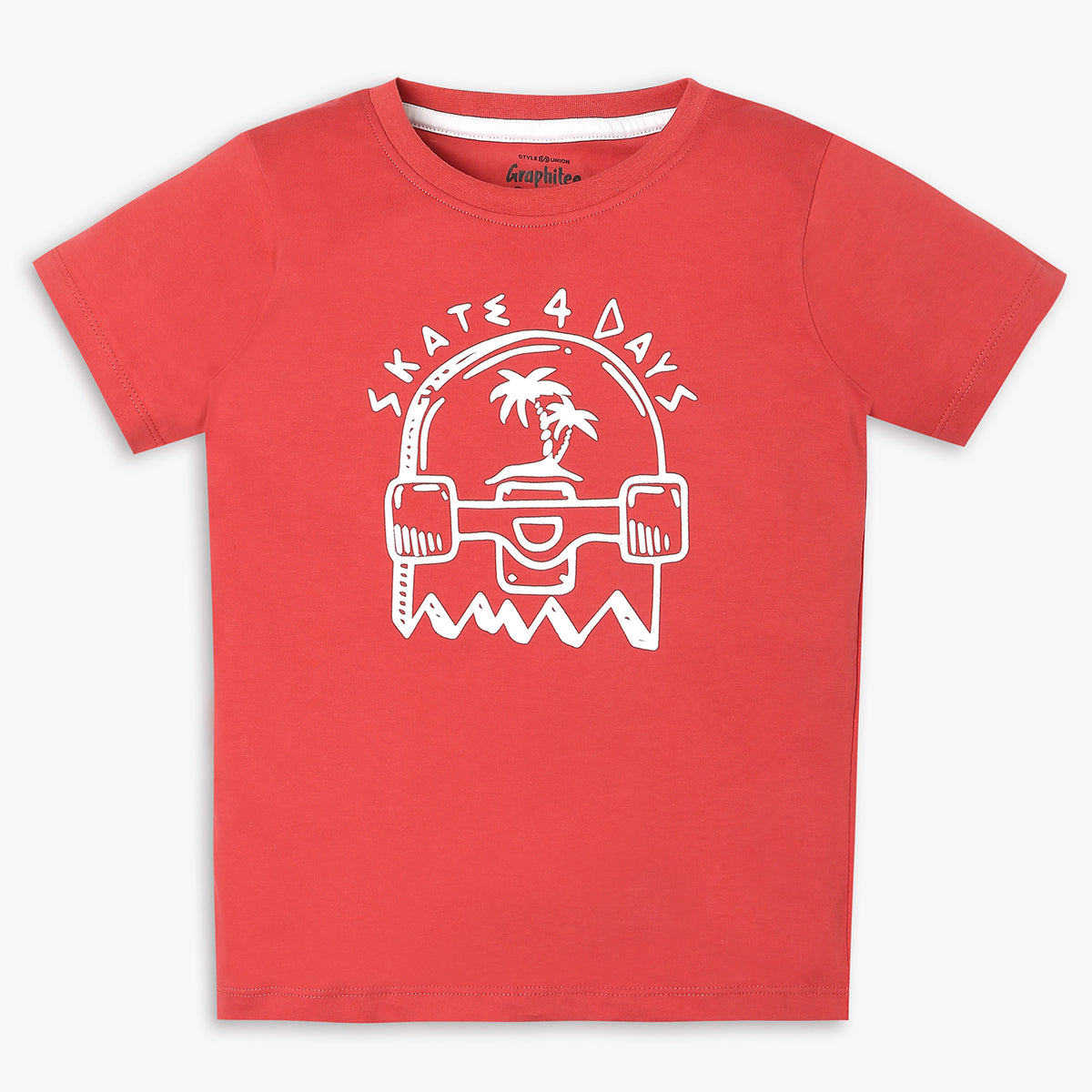 Boys Regular Fit Graphic T-Shirt