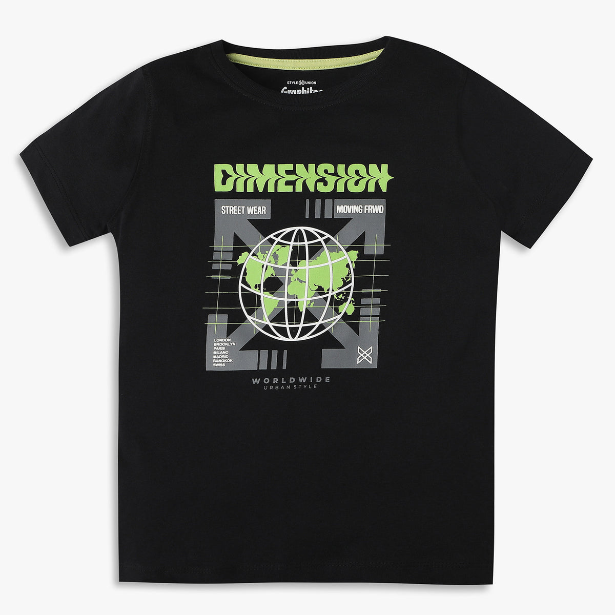 Boys Regular Fit Printed T-Shirt