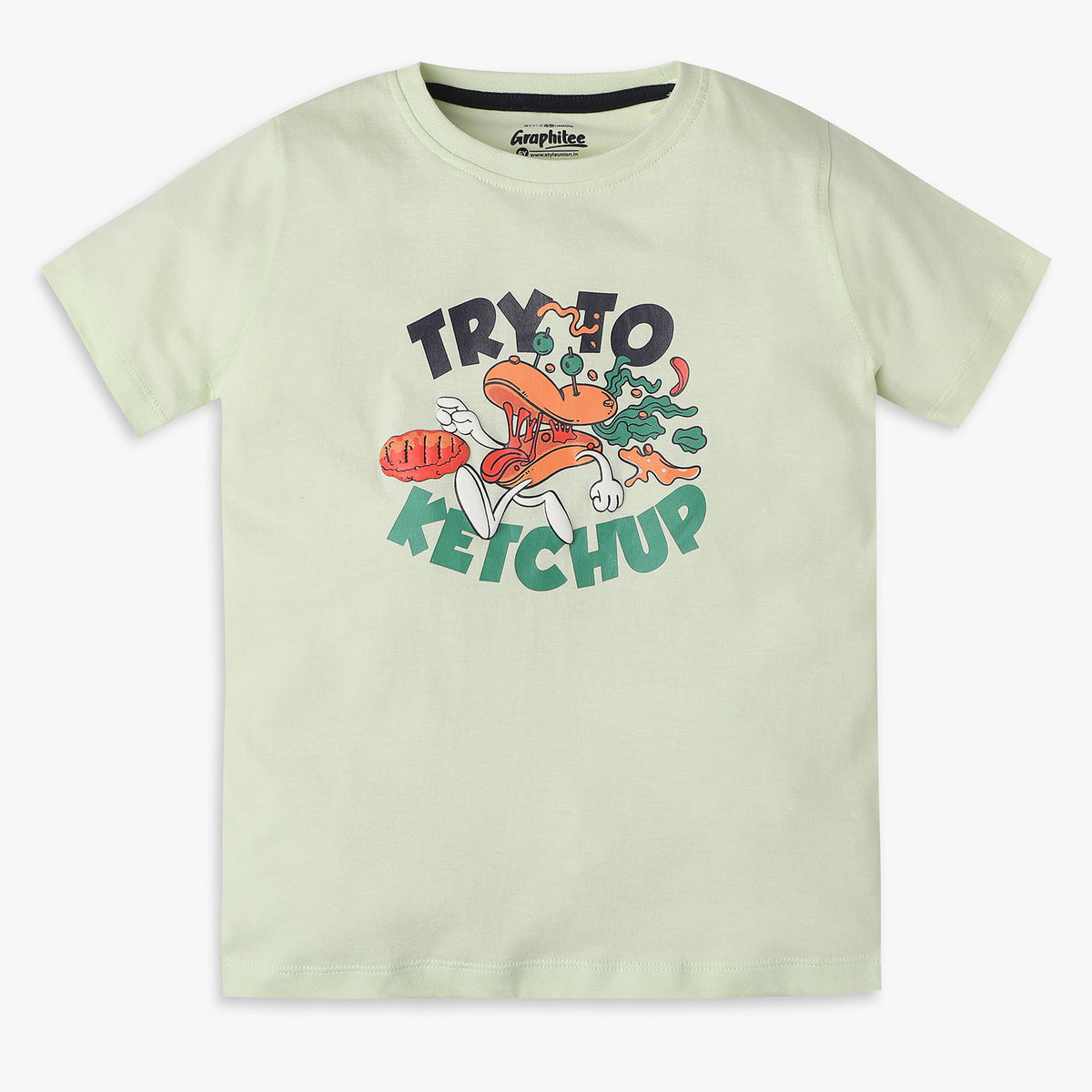 Boys Regular Fit Graphic T-Shirt