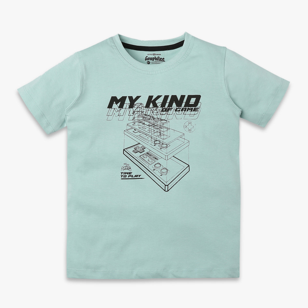 Boys Regular Fit Graphic T-Shirt