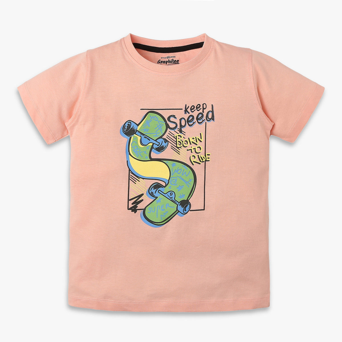 Boys Regular Fit Graphic T-Shirt