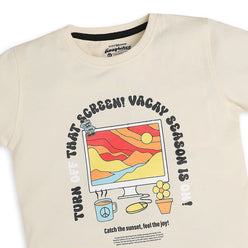 Boys Regular Fit Graphic T-Shirt