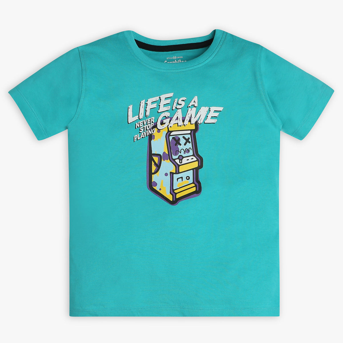 Boys Regular Fit Graphic T-Shirt