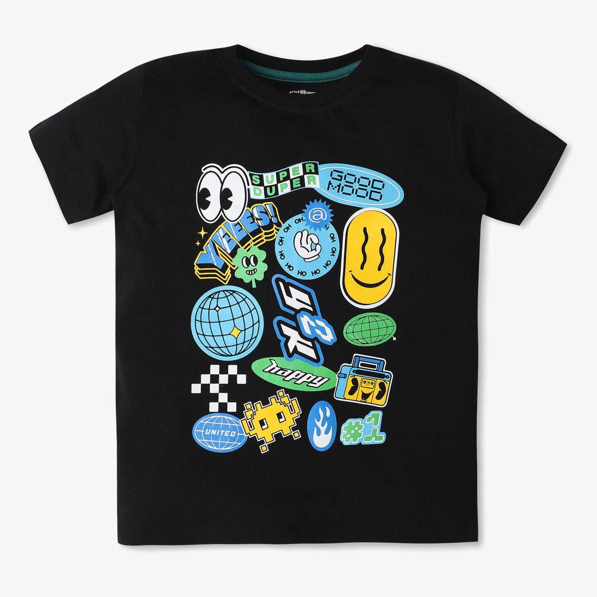 Boys Graphic Crew Neck T-Shirt