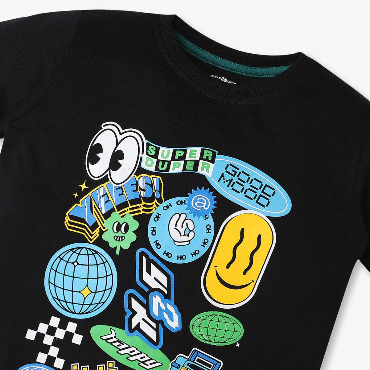 Boys Graphic Crew Neck T-Shirt