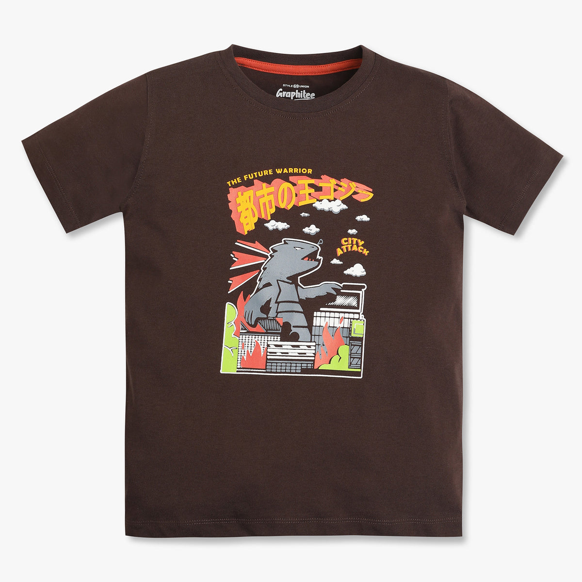 Boys Graphic Crew Neck T-Shirt