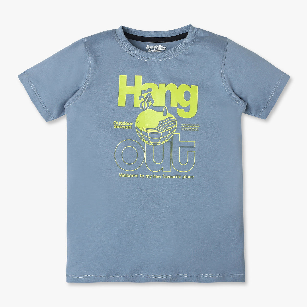 Boys Regular Fit Graphic T-Shirt