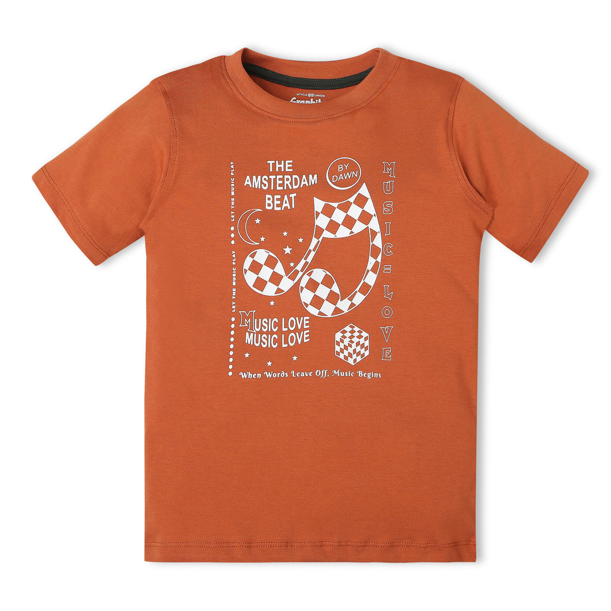 Boys Regular Fit Graphic T-Shirt