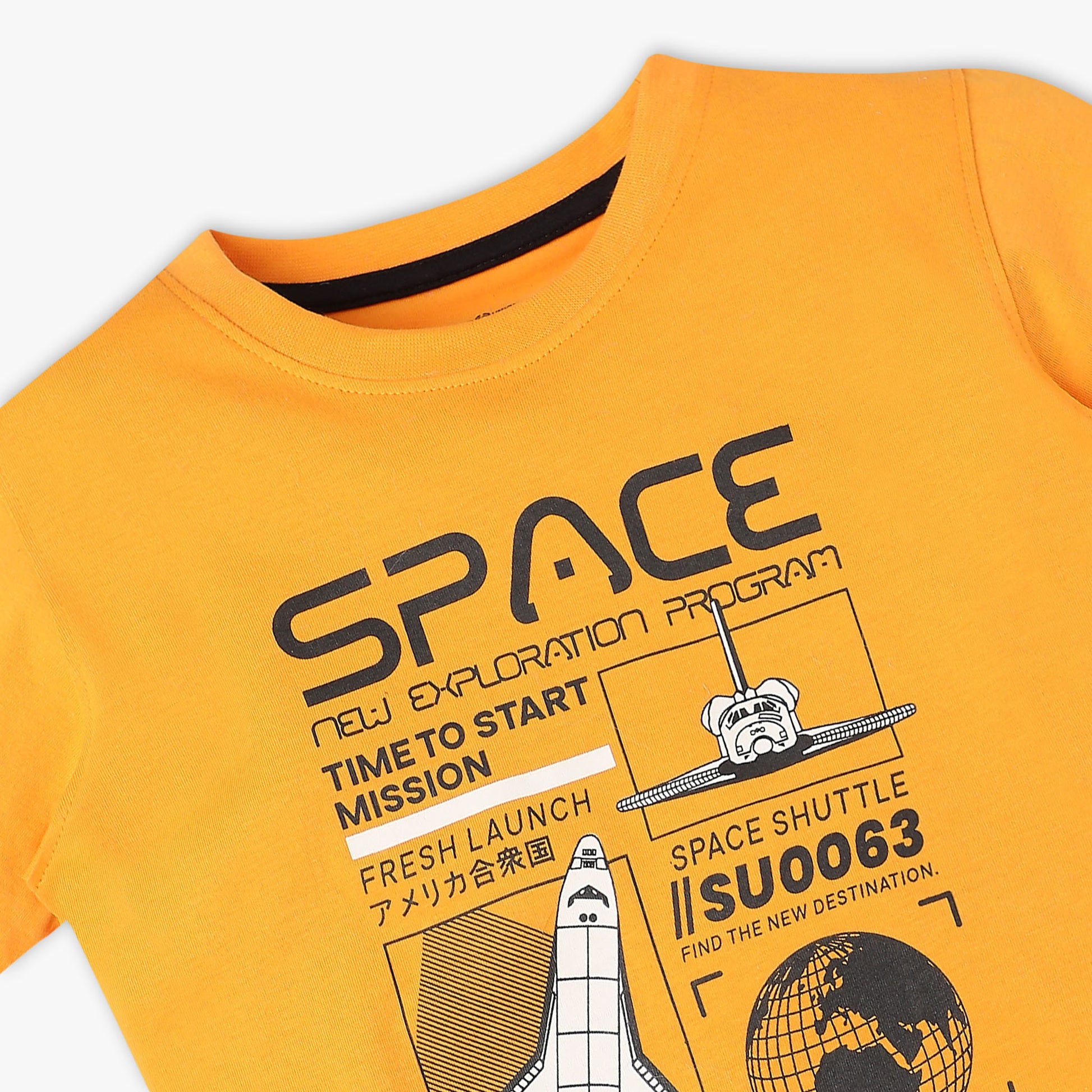 Boys Graphic Crew Neck T-Shirt