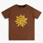 Boys Graphic Crew Neck Sun Print T-Shirt