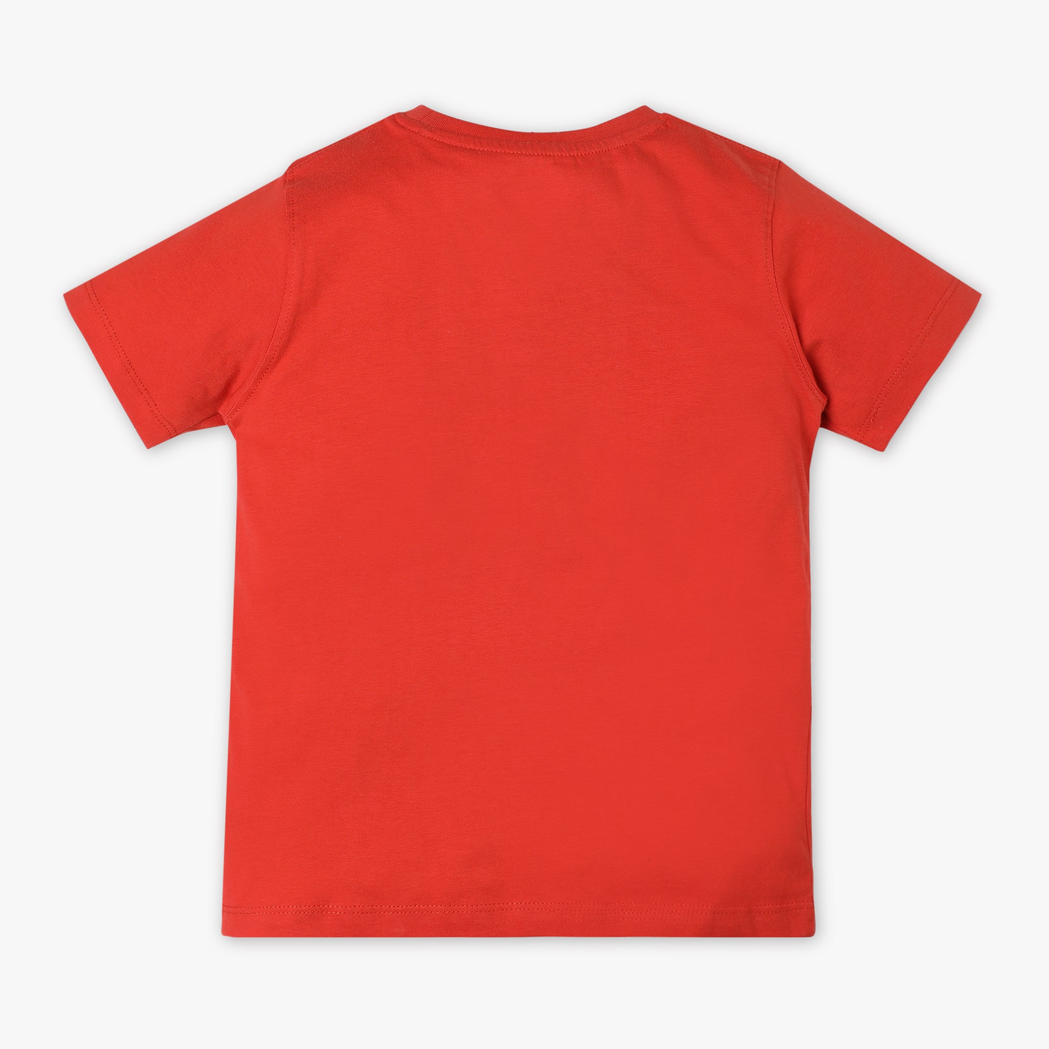 Boys Regular Fit Crew Neck Graphic T-Shirt