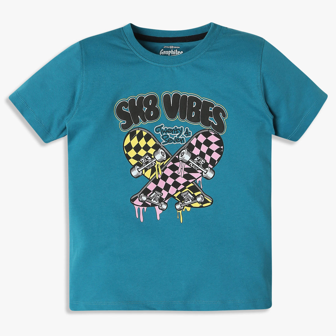 Boys Graphic Crew Neck T-Shirt