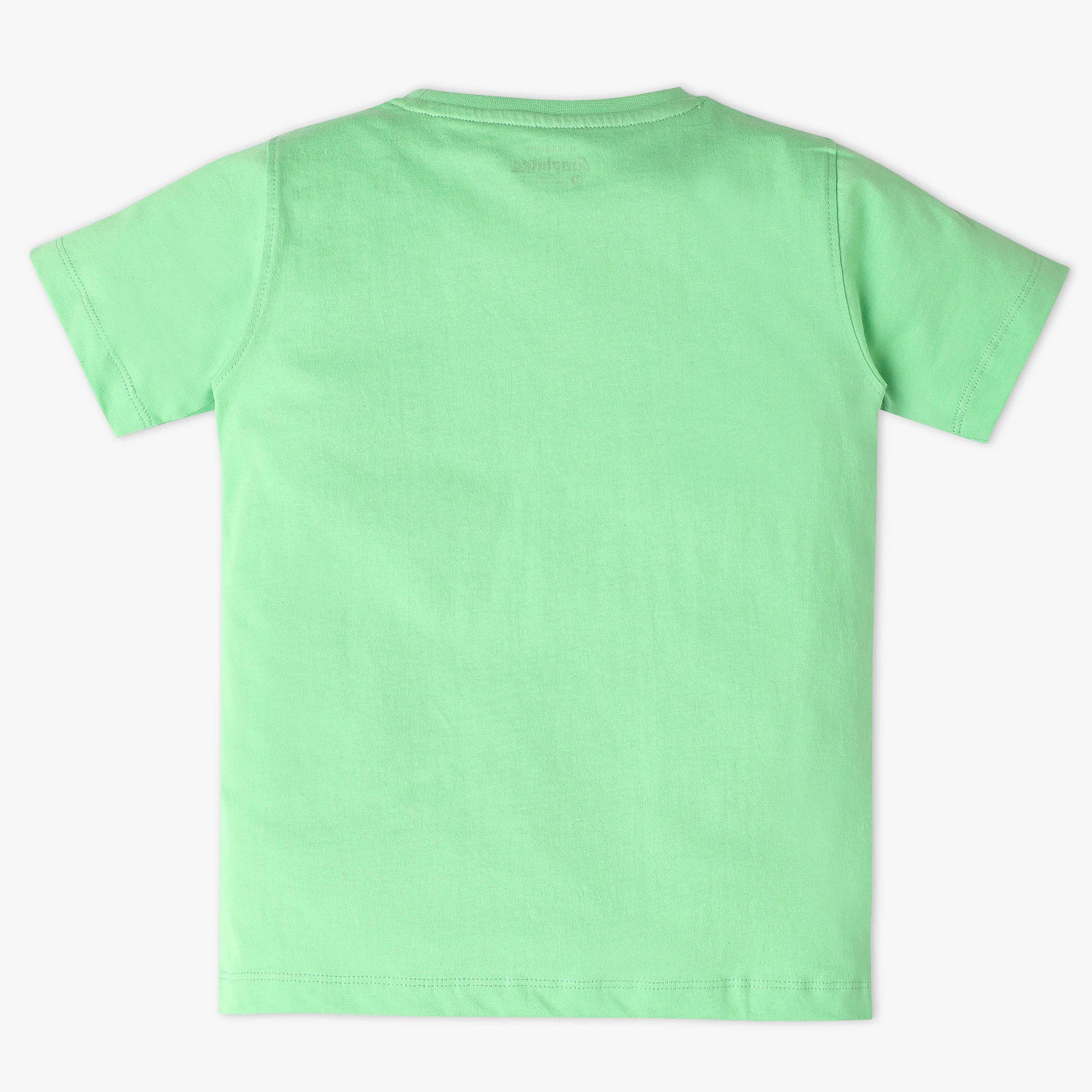 Boys Crew Neck Graphic Print T-Shirt