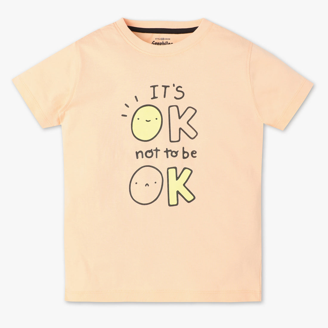Boys Regular Fit Graphic Crew Neck Half Sleeve T-Shirt