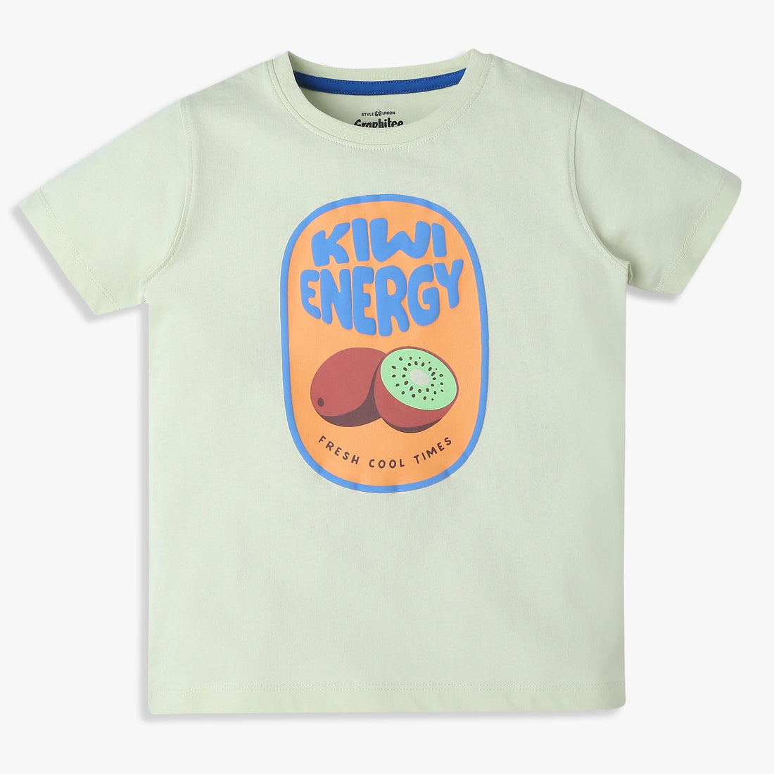 Boys Regular Fit Graphic Crew Neck T-Shirt