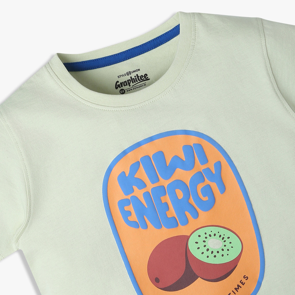 Boys Regular Fit Graphic Crew Neck T-Shirt