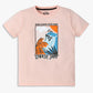 Boys Regular Fit Graphic Crew Neck T-Shirt