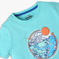 Boys Regular Fit Graphic Crew Neck T-Shirt