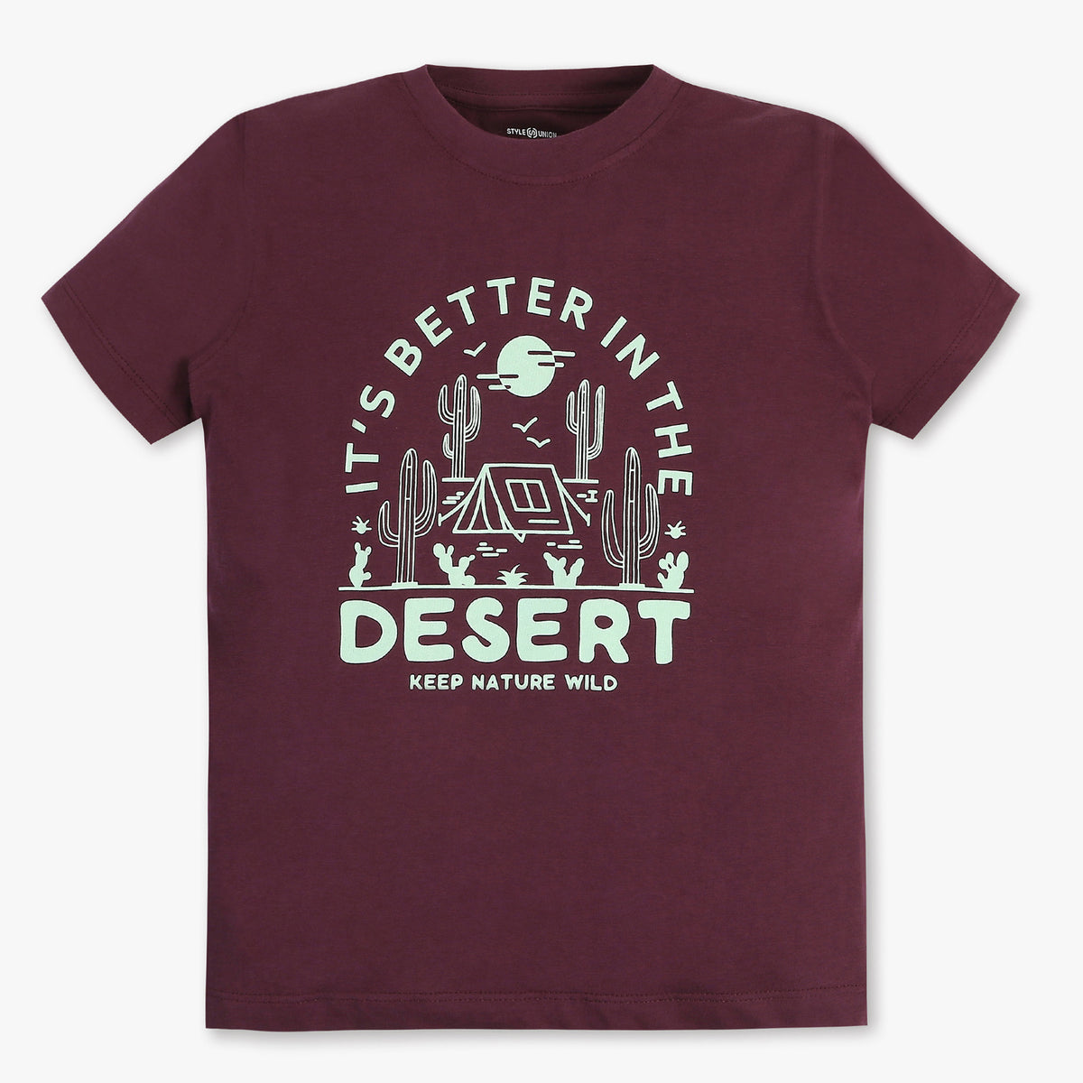 Boys Cotton Fabric Graphic T-Shirt