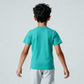 Boys Cotton Crew Neck Graphitee