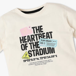 Boys Crew Neck Graphic T-Shirt