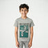 Boys Cotton Crew Neck Graphitee