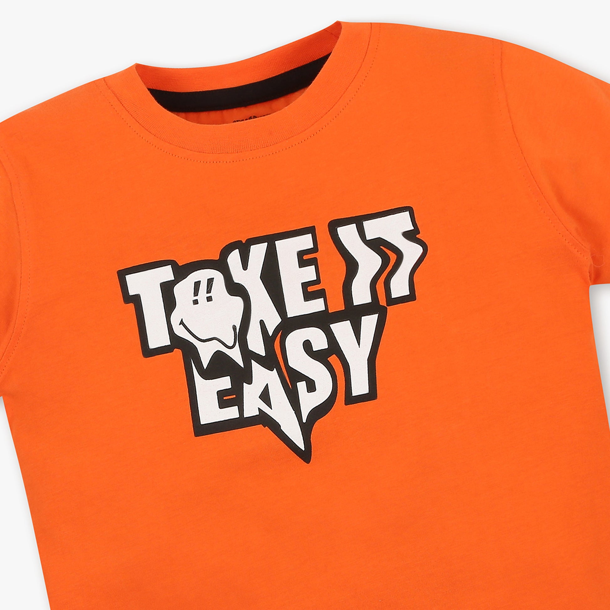 Boys Cotton Fabric Graphic T-Shirt