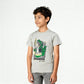 Boys Cotton Crew Neck Graphitee