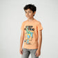 Boys Cotton Crew Neck Graphitee
