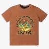 Boys Cotton Crew Neck Graphitee