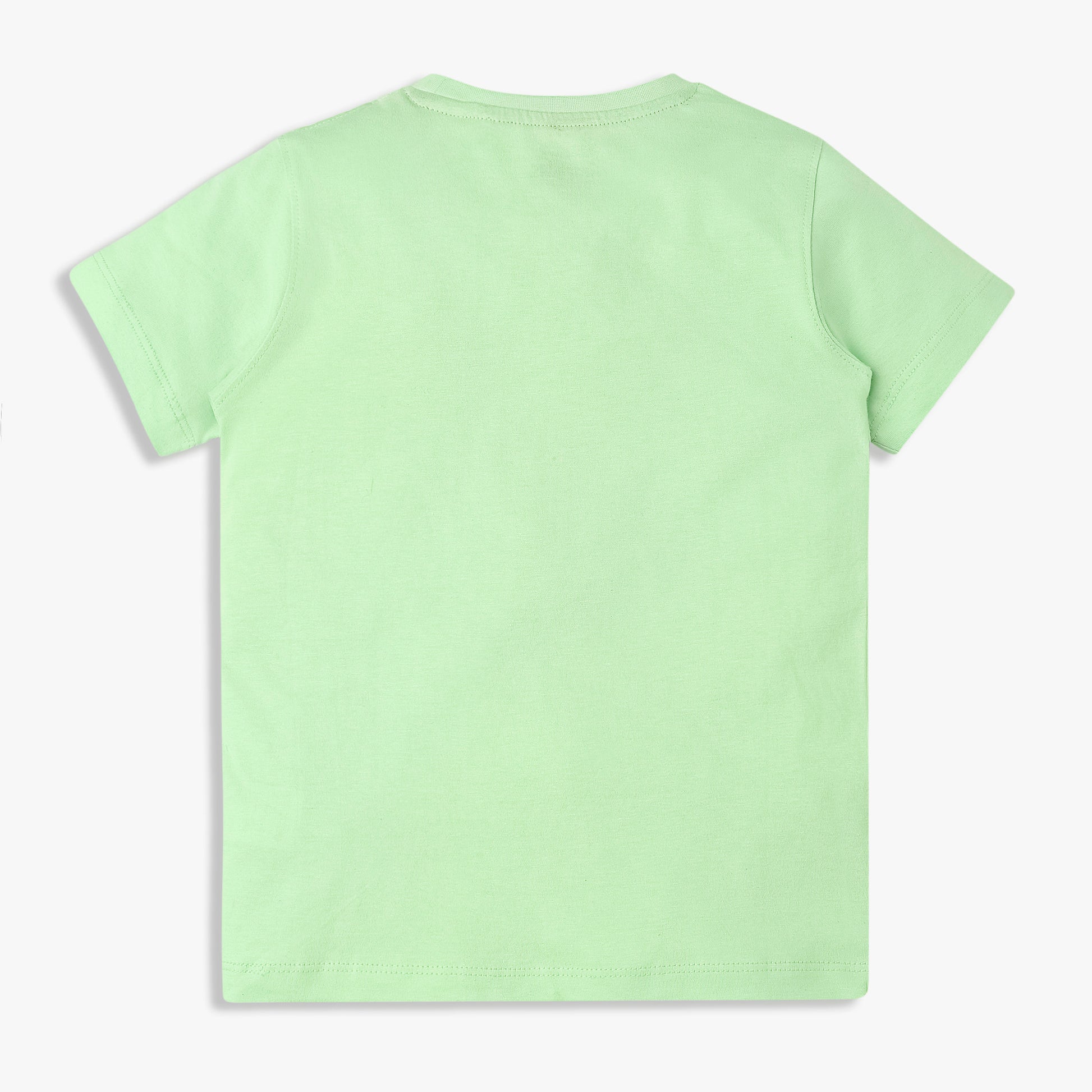 Boys Cotton Crew Neck Graphitee