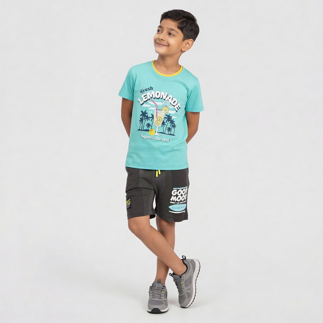 Boys Cotton Graphitee