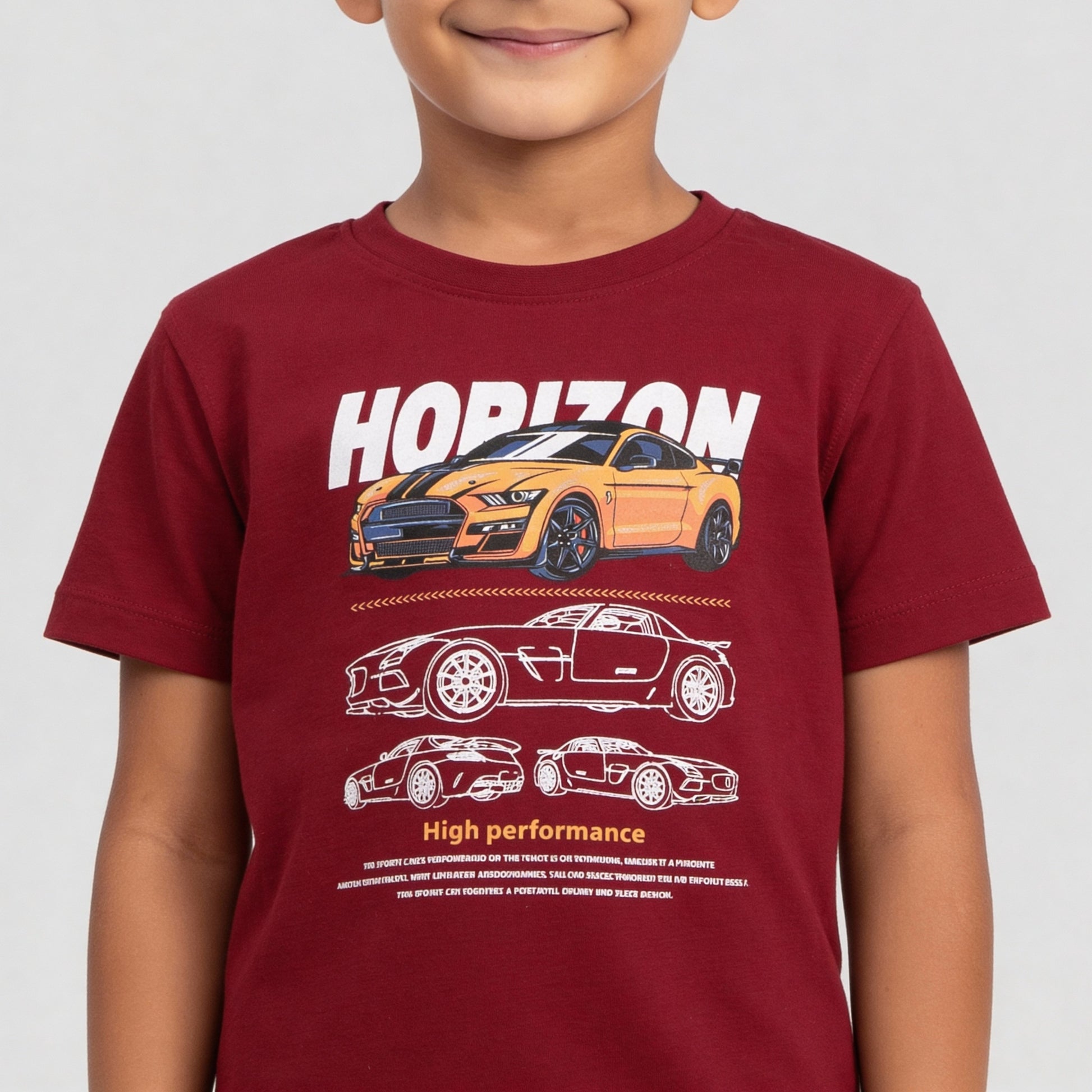 Boys Cotton Graphitee