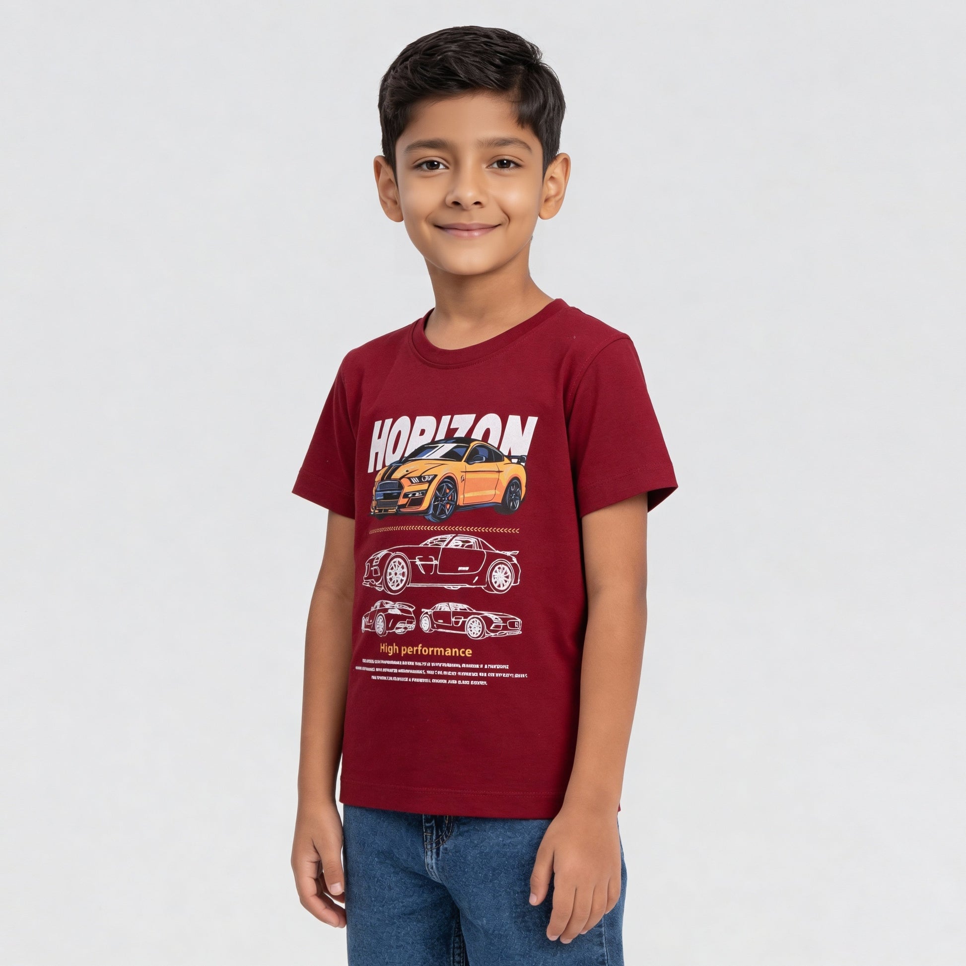 Boys Cotton Graphitee