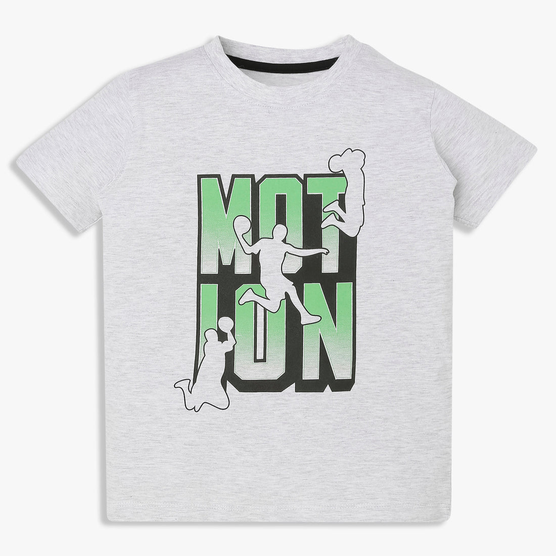 Boys Crew Neck Graphitee