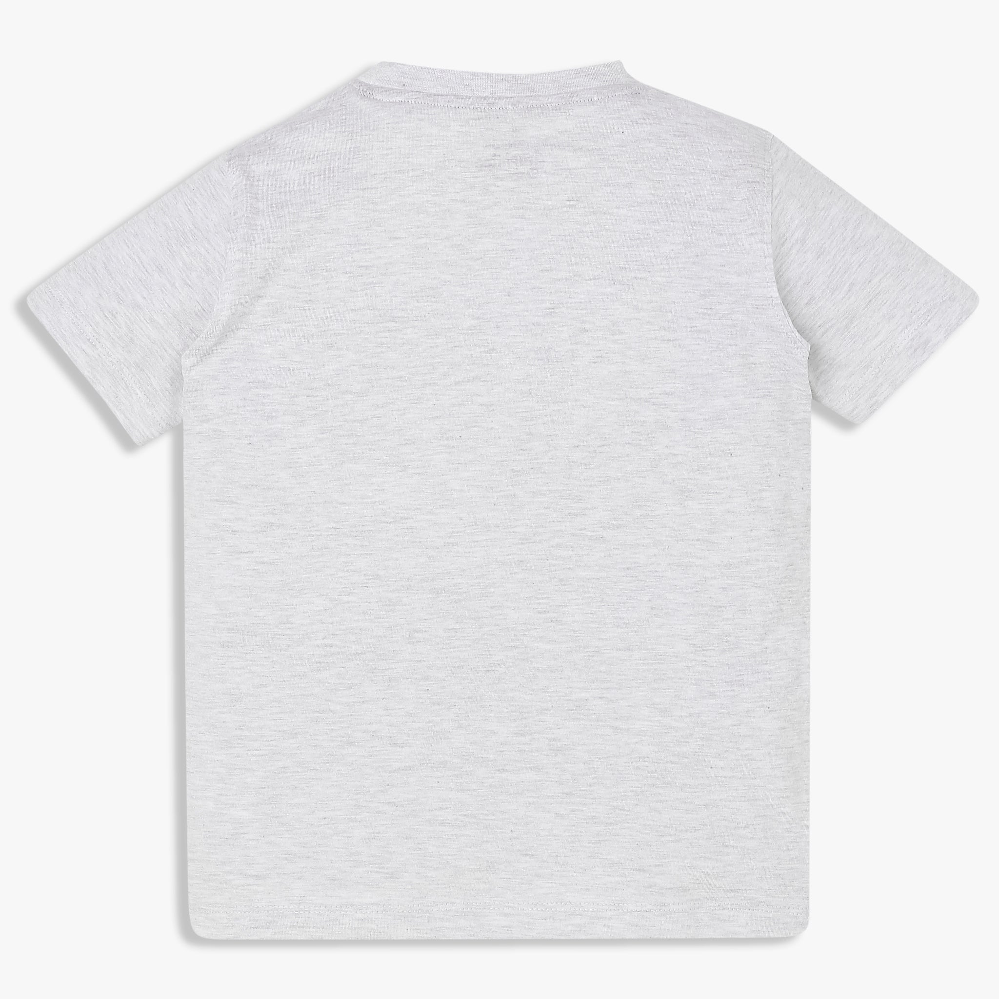 Boys Crew Neck Graphitee