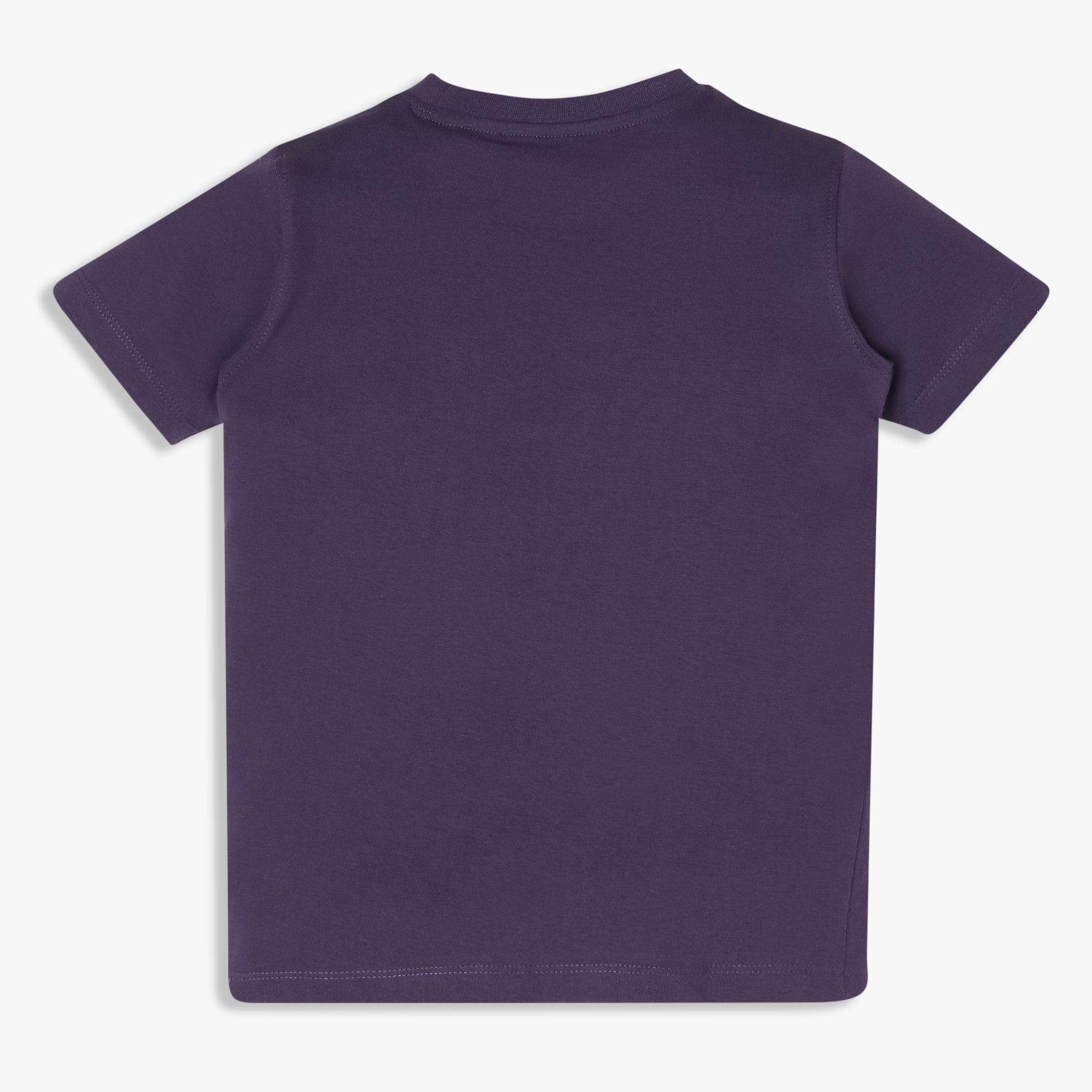 Boys Cotton Crew Neck Graphitee