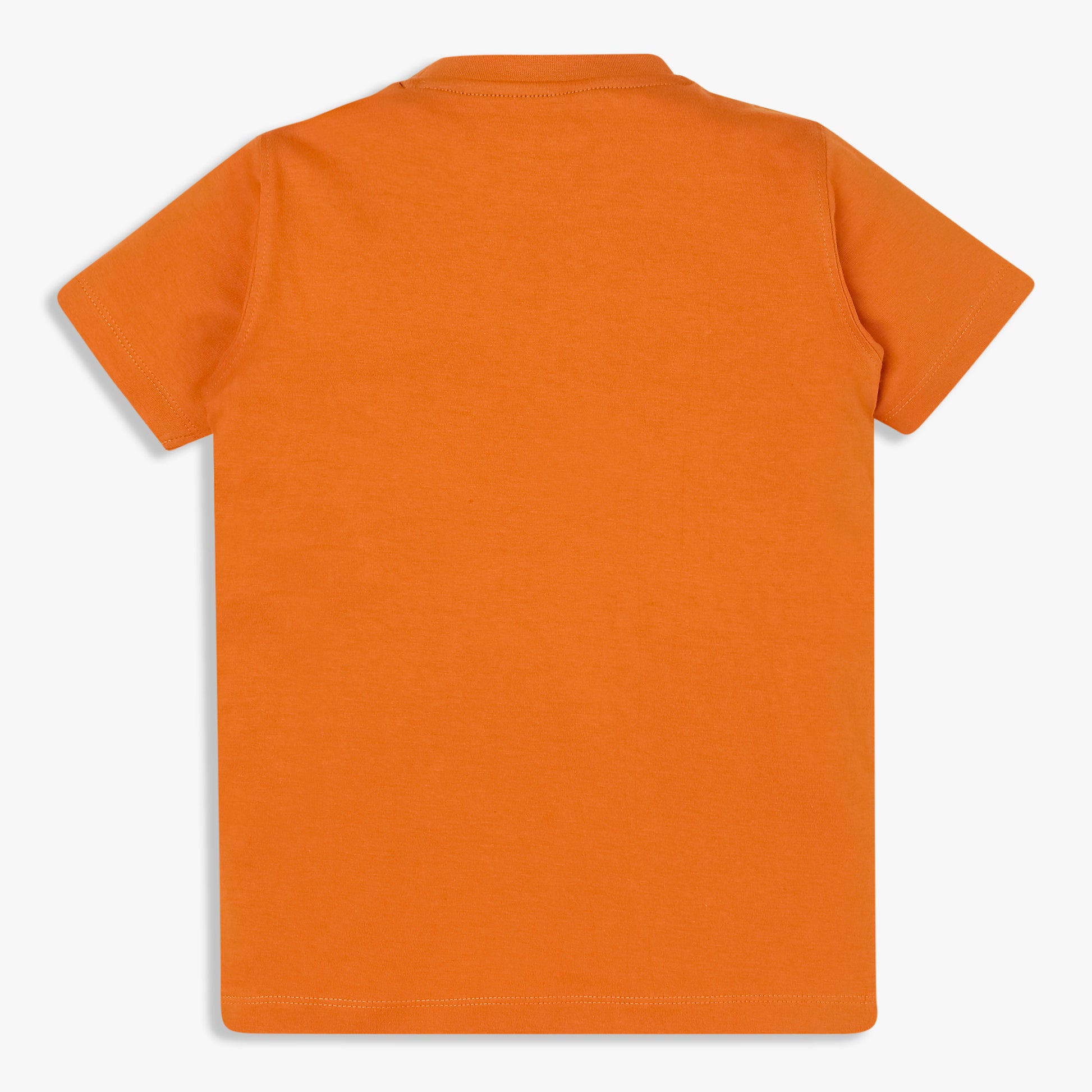 Boys Cotton Crew Neck Graphitee