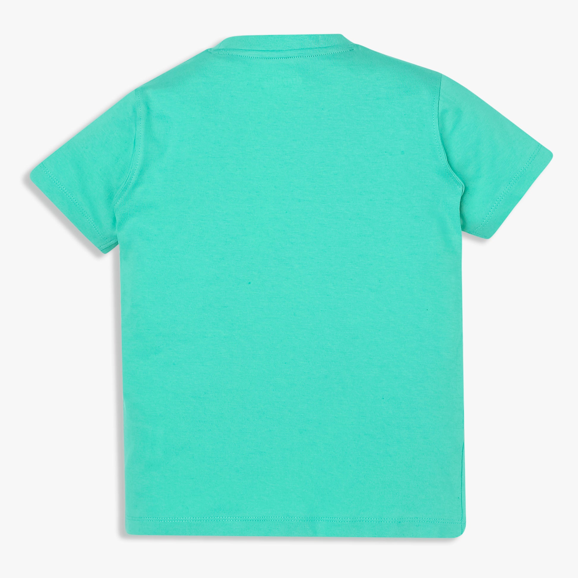 Boys Cotton Crew Neck Graphitee