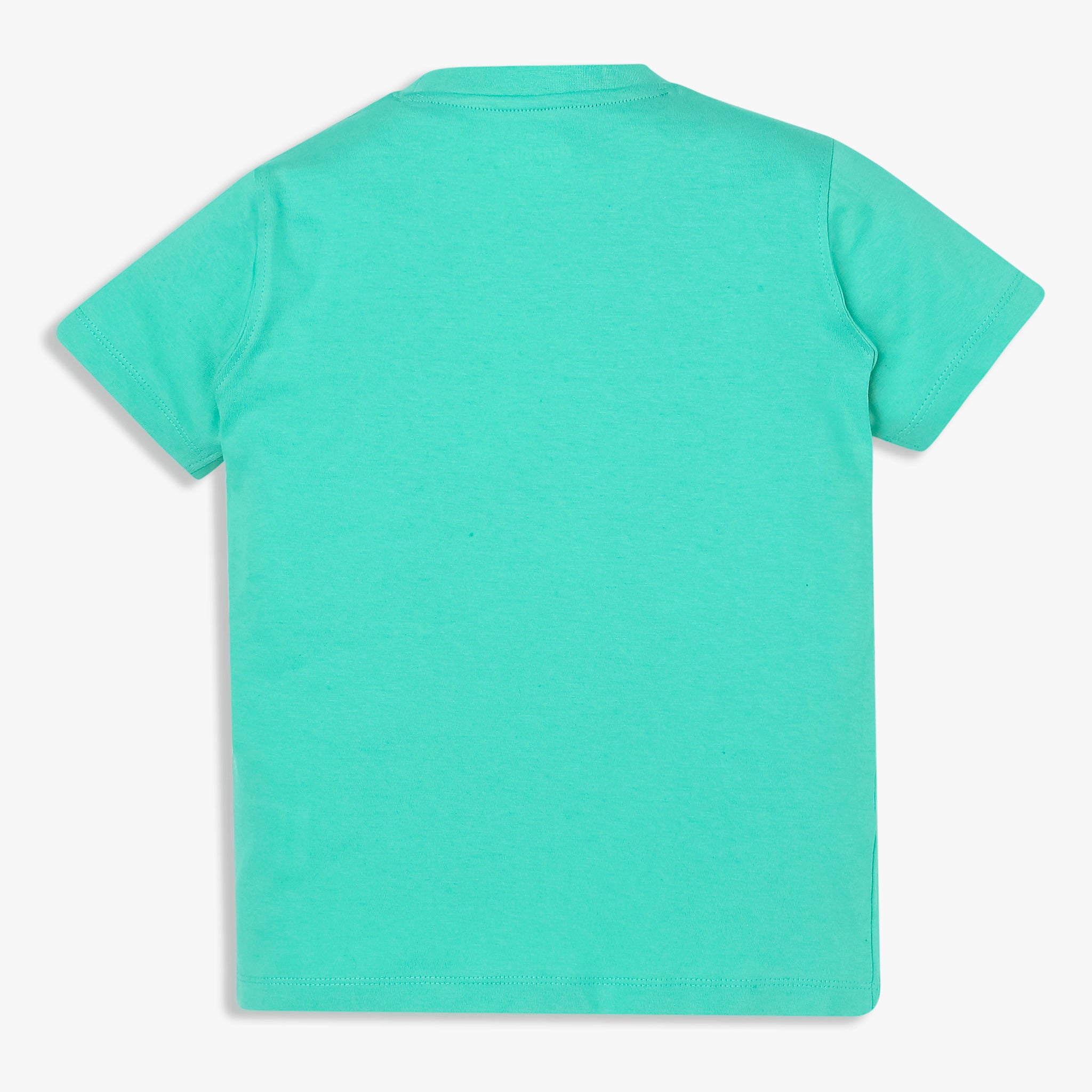 Boys Cotton Crew Neck Graphitee