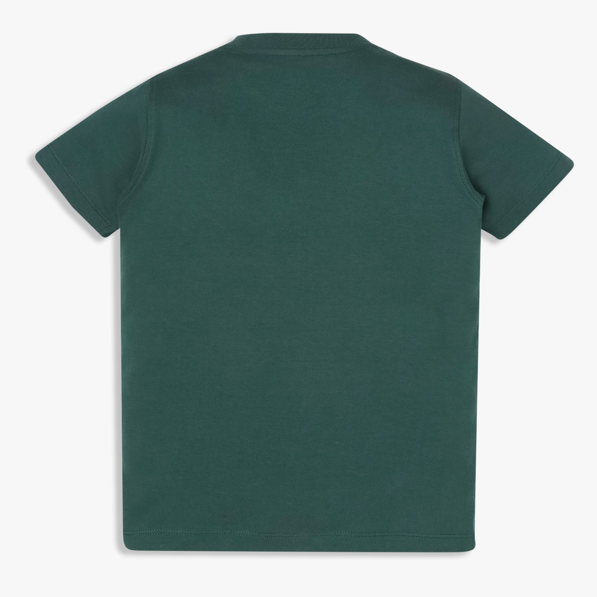 Boys Cotton Crew Neck Graphitee