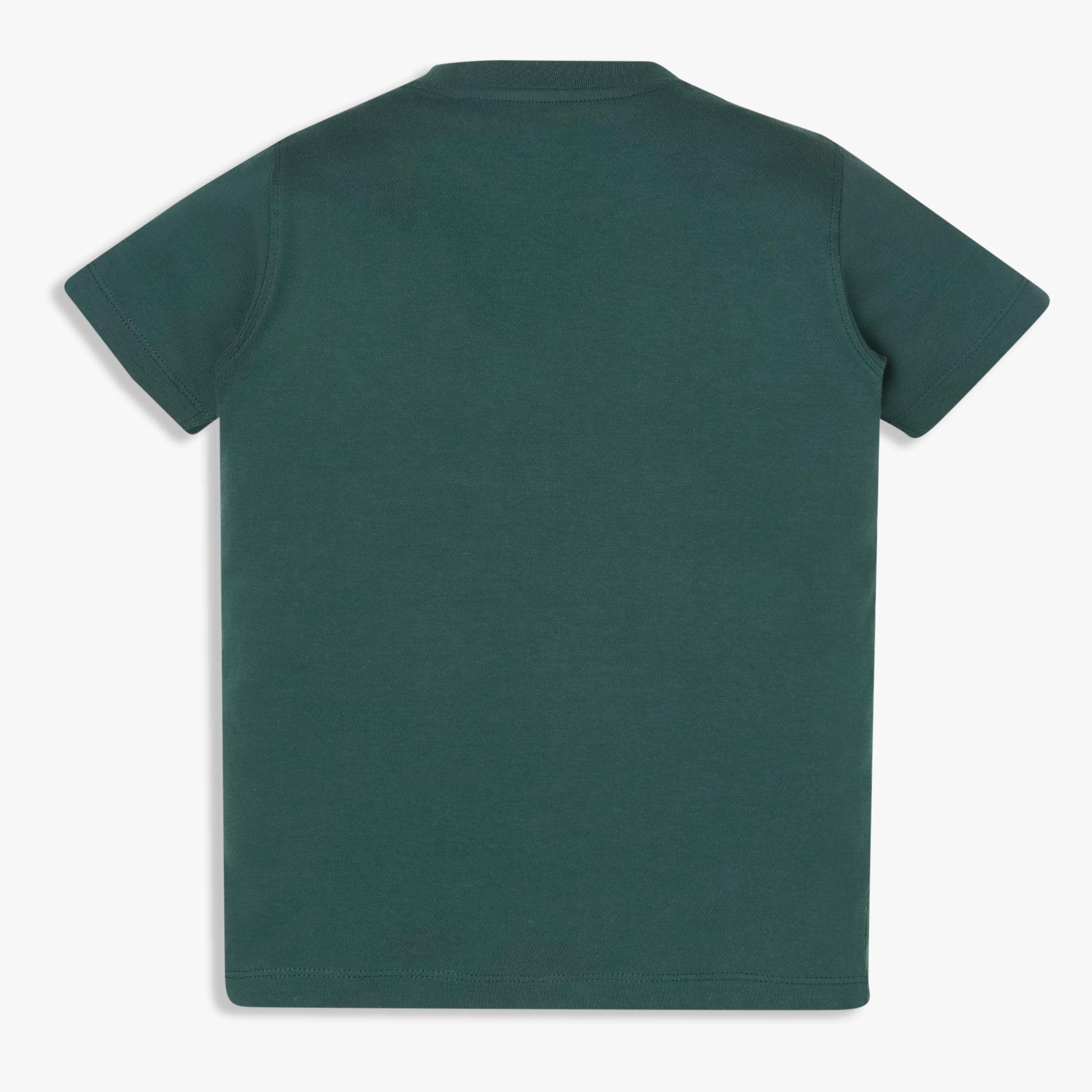 Boys Cotton Crew Neck Graphitee