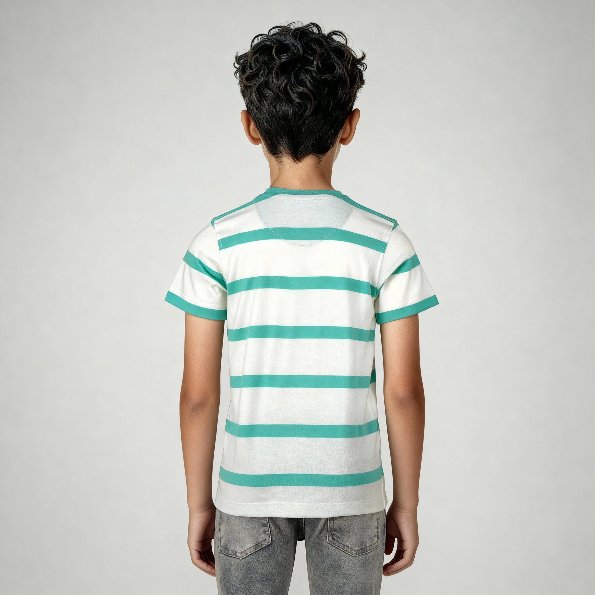 Boys Crew Neck Graphitee