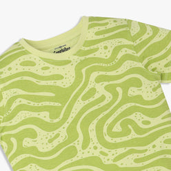 Boys Cotton Crew Neck Graphitee