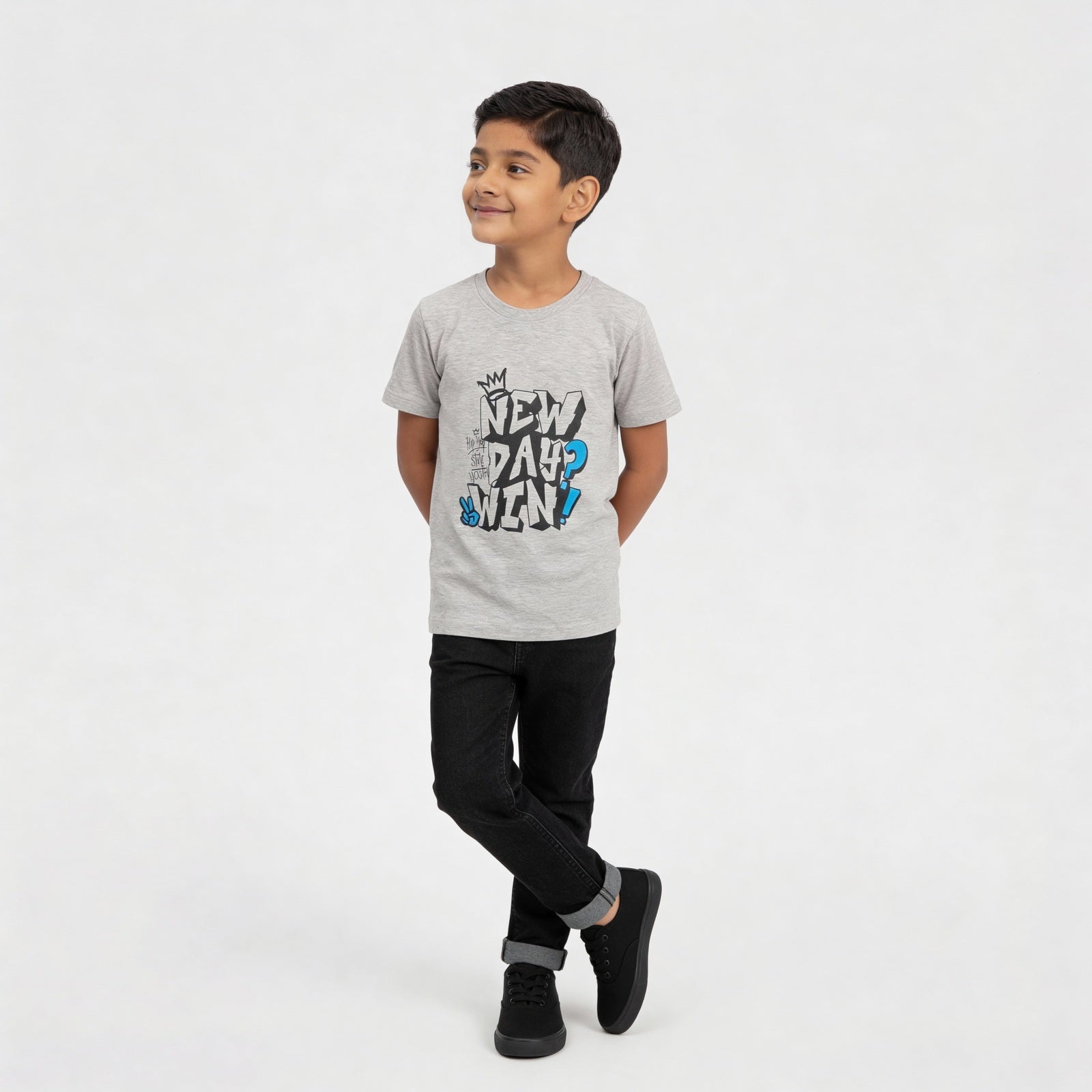 Cotton Polyester Graphic Half Sleeve T-Shirt