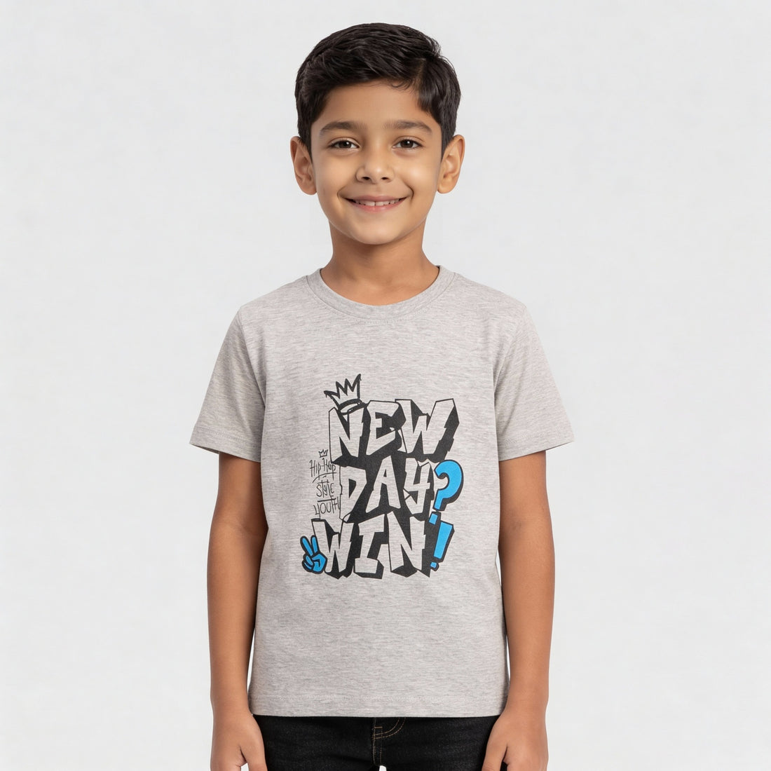 Cotton Polyester Graphic Half Sleeve T-Shirt