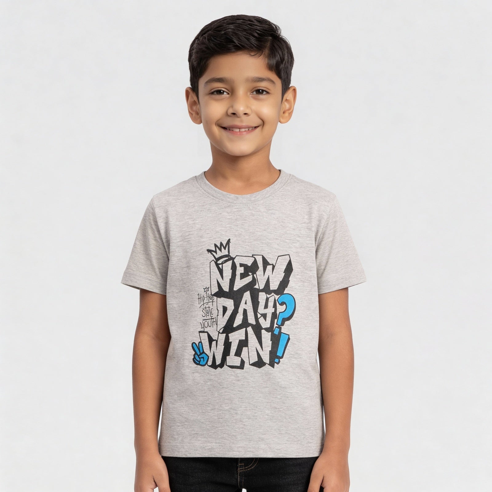 Cotton Polyester Graphic Half Sleeve T-Shirt