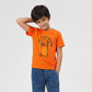 Boys Cotton Crew Neck Graphitee