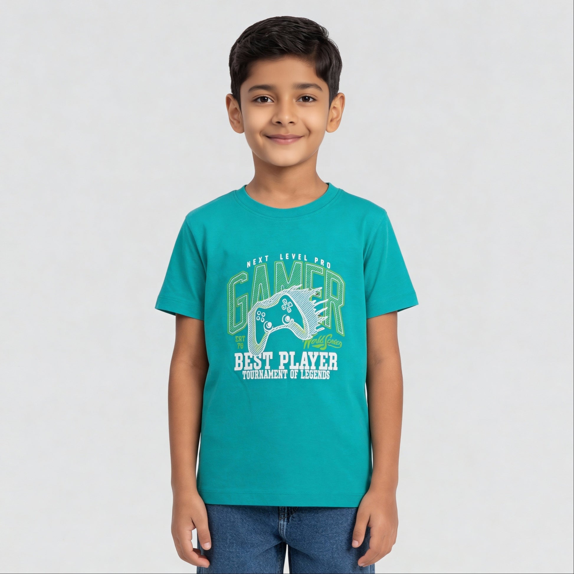 Boys Cotton Graphitee